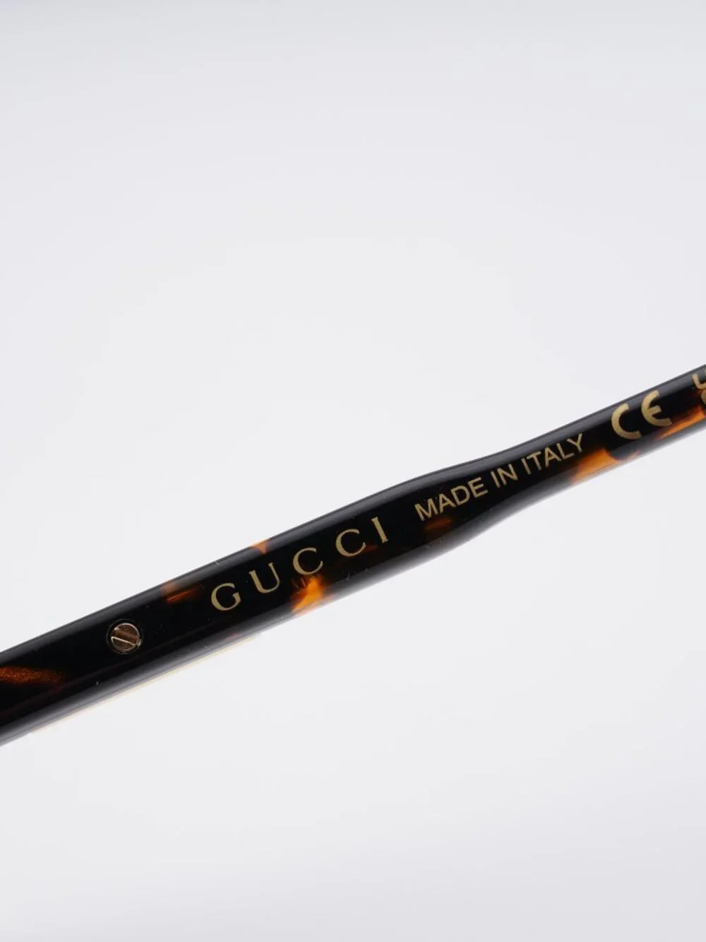 Gucci GG1164S 004 Aviator Sunglasses - Gold/ Green